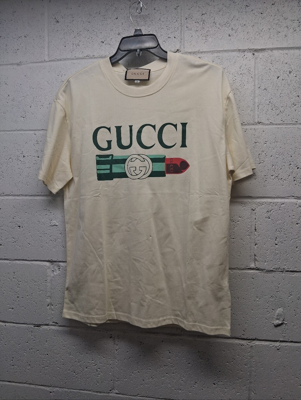 NWT Womens Gucci Lipstick T-Shirt